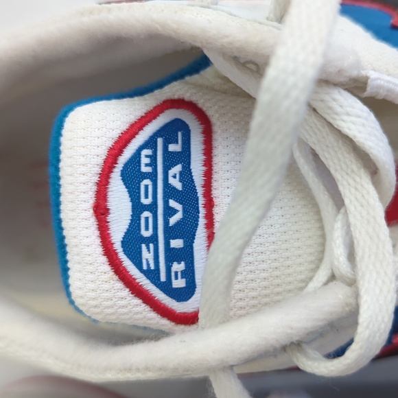 Nike Zoom Rival D III Plus Lace Up Spike Running Sneaker 11 Red White Blue - Picture 4 of 16